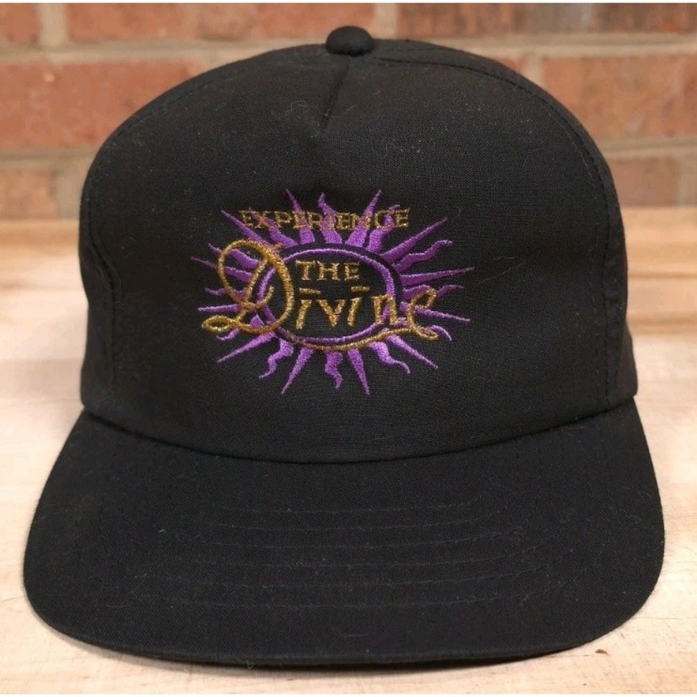 Bette Midler Experience the Divine Black Snapback Adjustable Tour Hat Cap